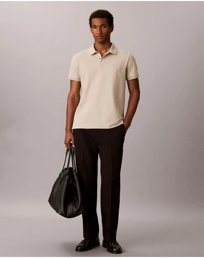 Calvin Klein - Supima Cotton Slim Refined Pique Polo Shirt