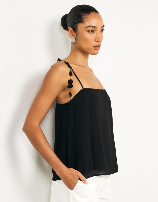 AERE - Ilaria Floral Detail Cami Top