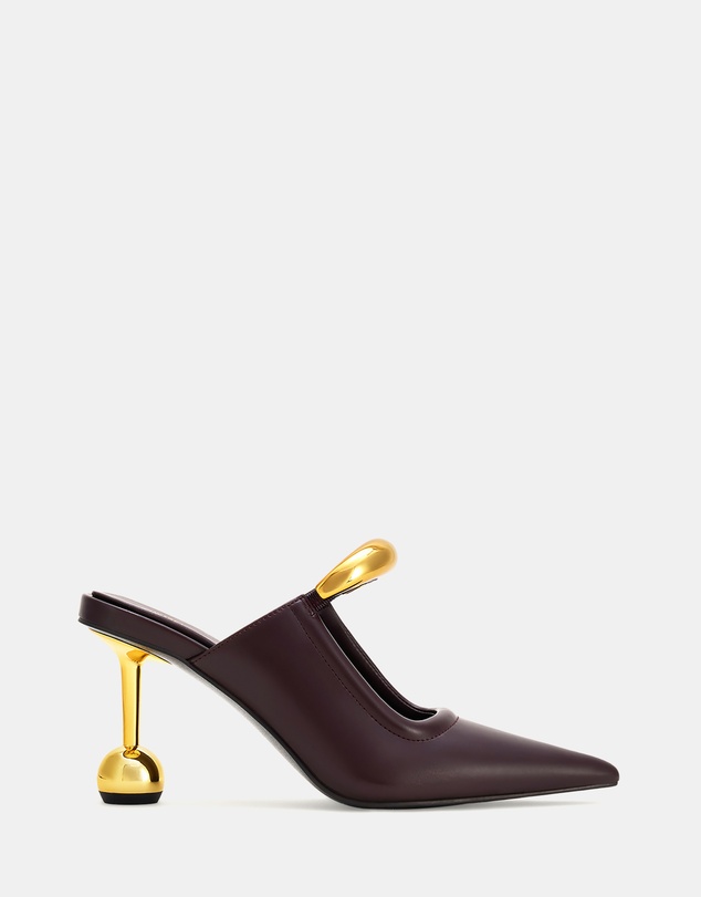 JW PEI - Sofia Metal Accent Sphere Heel Mules