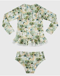 Aqua Blu Kids - Madagascar Long Sleeve Rash Vest Set - Kids