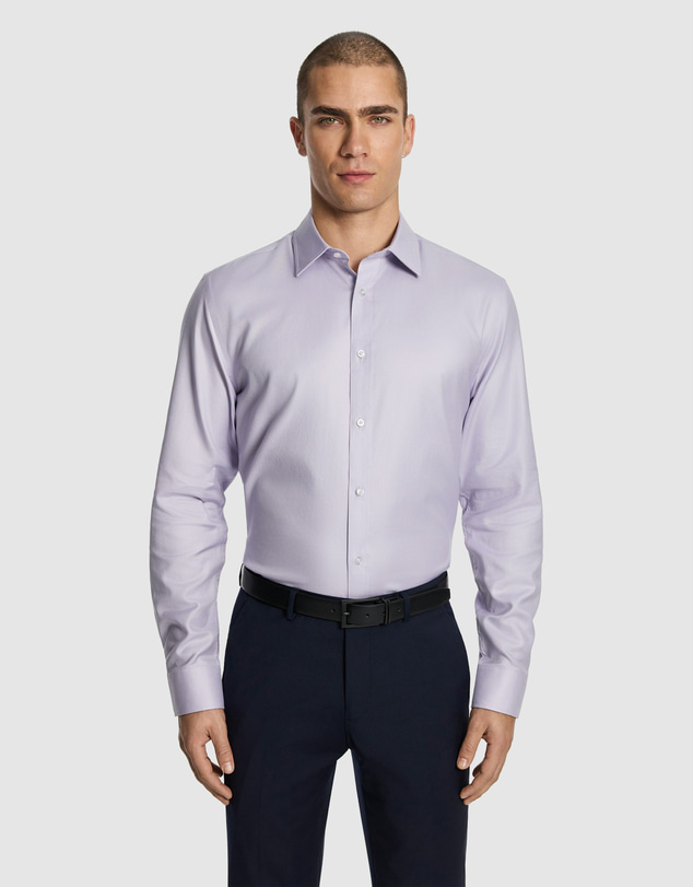 yd. - Maximum Two Ply Cotton Slim Dress Shirt