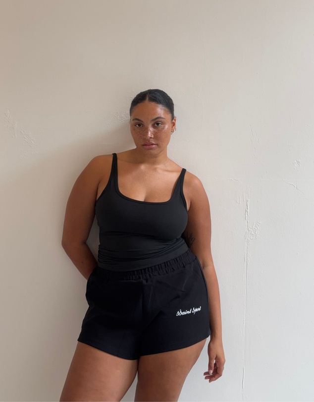 SSAINT - SŚAINT Sport Track Short Black
