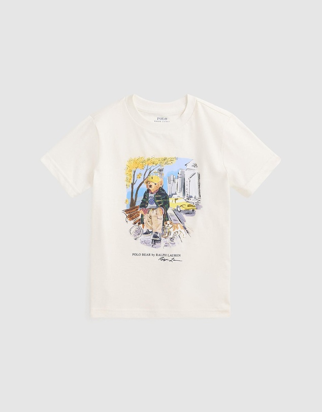 Polo Ralph Lauren - Polo Bear Cotton Jersey Tee - ICONIC EXCLUSIVE - Kids