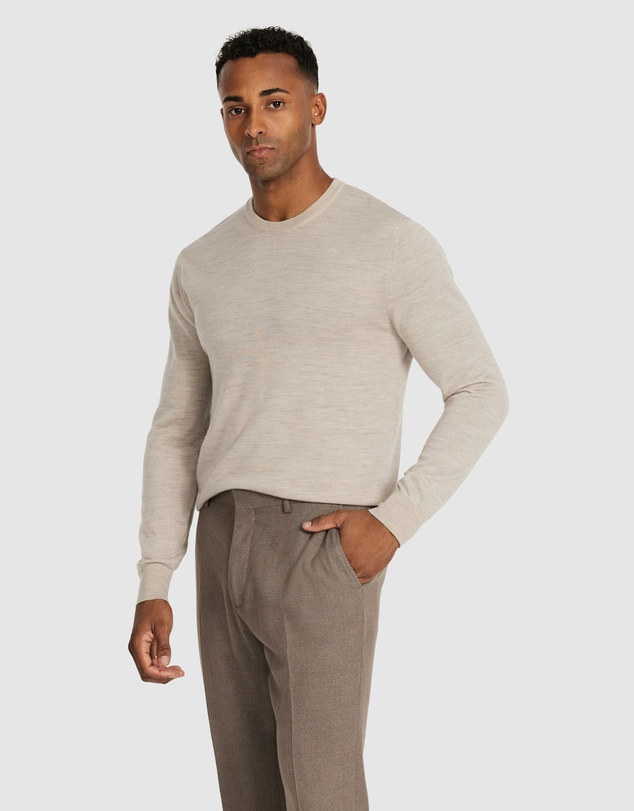 Tarocash - Wesley Merino Wool Crew Knit