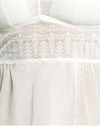 Parfait - Mia Lace & Mesh Padded Full Bust Chemise