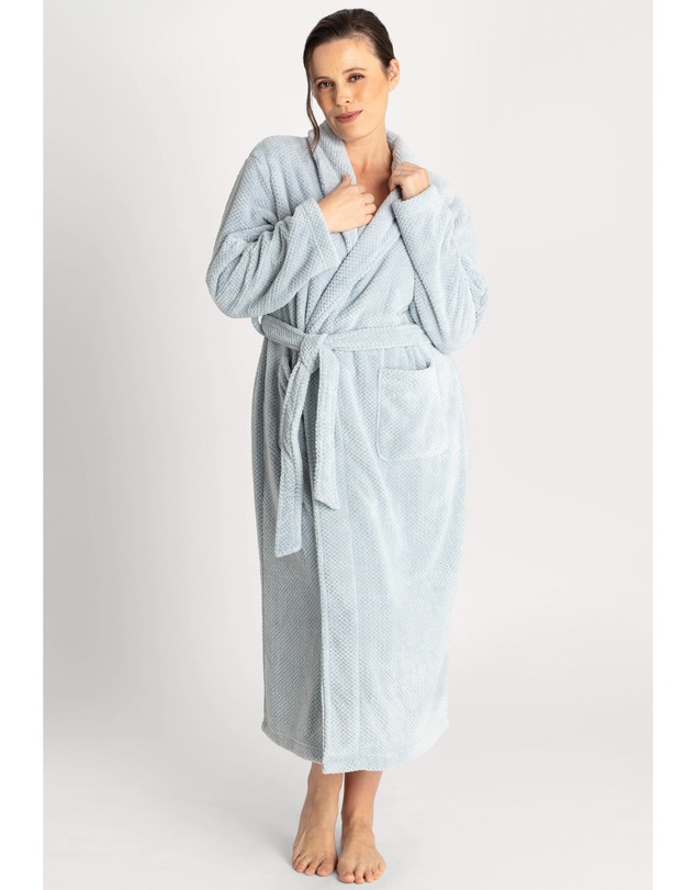 Ava & Audrey  - Ava & Audrey Betty Jacquard Fleece Robe