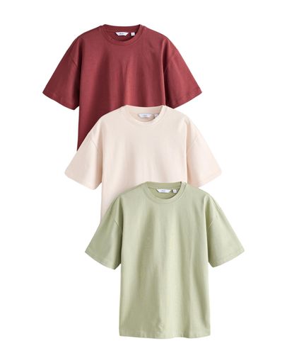 Ecru/Green/Rust Red