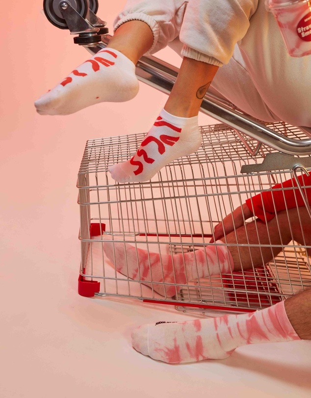 EAT MY SOCKS - Socks Smoothie Strawberry 2 pairs