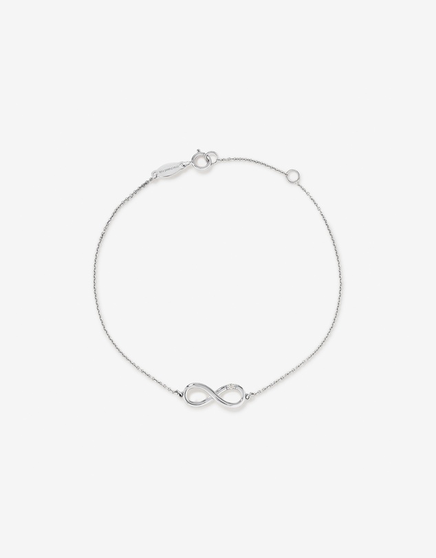 Michael Hill - Diamond Accent Infinity Bracelet in Sterling Silver