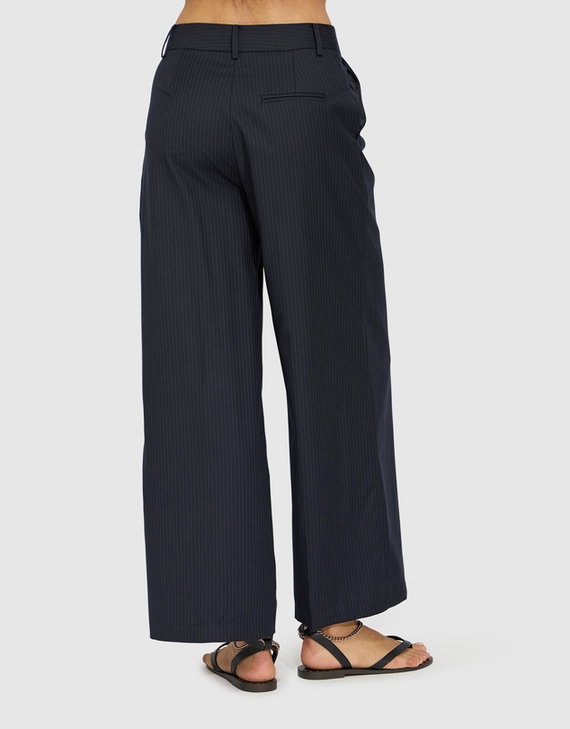 Belle & Bloom - Ready For Your Love Pinstripes Wide Leg Pant