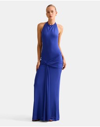 Forever New - Abby Halter Neck Mesh Maxi Dress