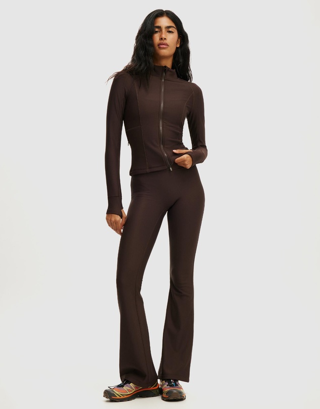 Cotton On Body Active - Fleece Lined Long Sleeve Zip Thru