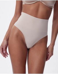 Bras N Things - Base Layers Mid Rise G String - Nude 2
