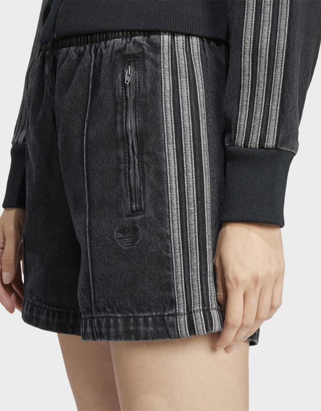 adidas Originals - Adicolor Denim Firebird Shorts Womens