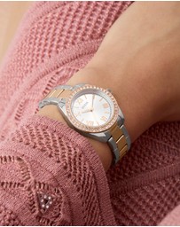 GUESS - Guess Ladies 2-Tone 30mm Analogue Watch