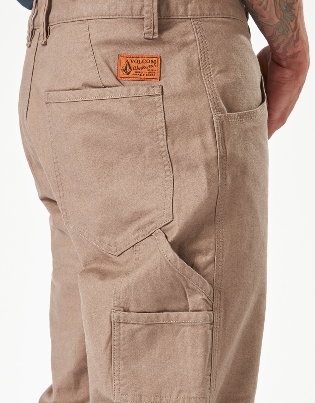 Volcom - Mens Volcom Workwear Caliper Cuffed Carpenter Pants