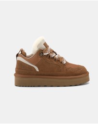 AusWooli Ugg Boots - Hamilton Sheepskin Wool Urban Chic Lace Sneakers