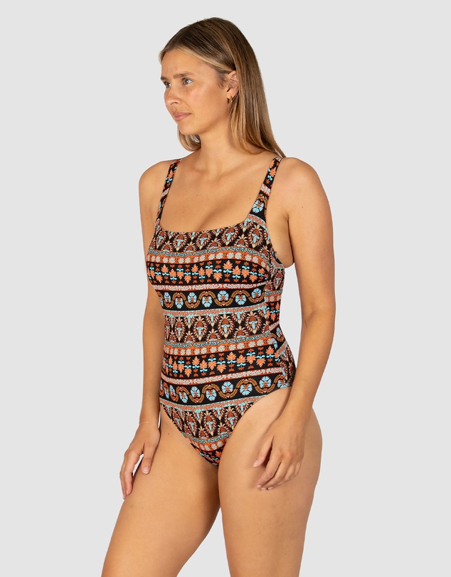 Baku Swimwear - Morocco Square Neck One Piece Swimsuit