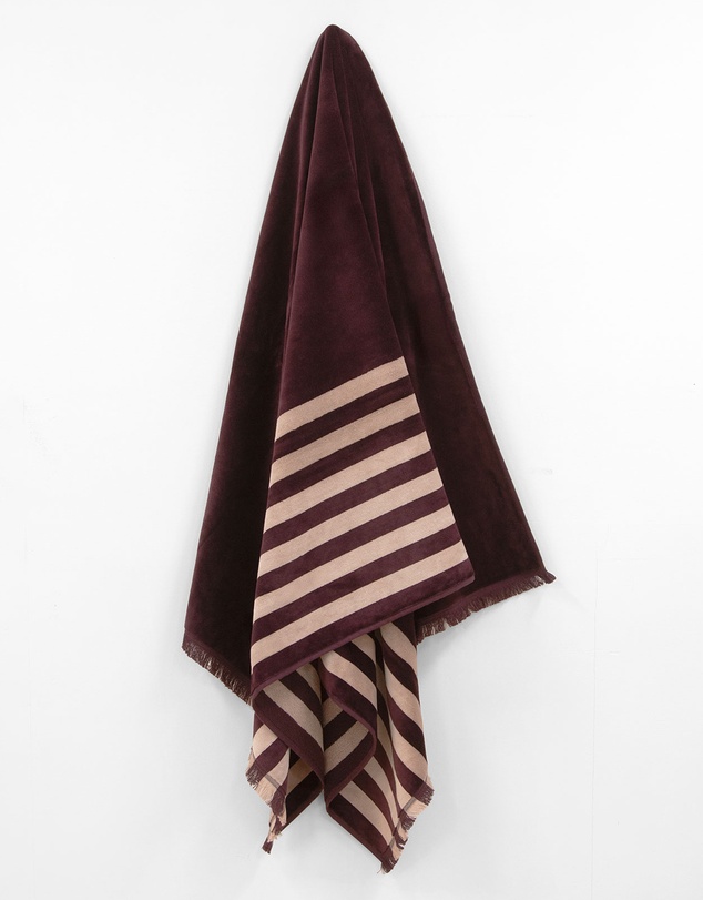 Aura Home - Palma Stripe Australian Cotton Beach Towel