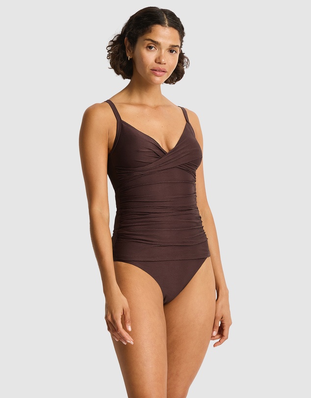 Sea Level Australia - Zen Cross Front Scoop Back Tankini