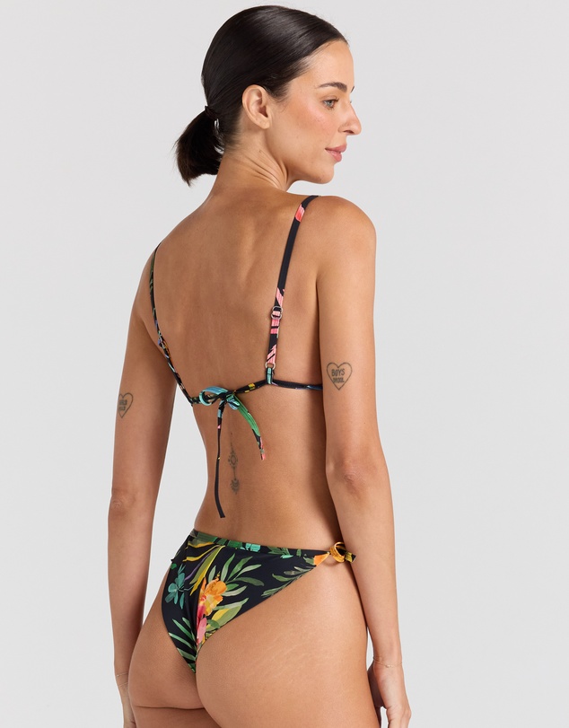 Poolside Paradiso - Kauai Skimpy String Tie Bikini Bottom - Tropical
