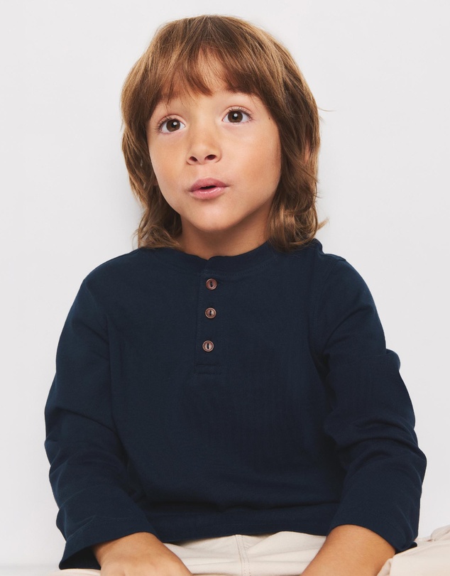 M.N.G - Henleyb T-Shirt - Babies-Kids