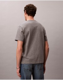 Calvin Klein Jeans - Terry Heritage Logo NYC Graphic Relaxed T-Shirt