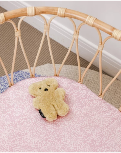 SILK MAGNOLIA - Pure Silk Fitted Bassinet and Cot Sheets