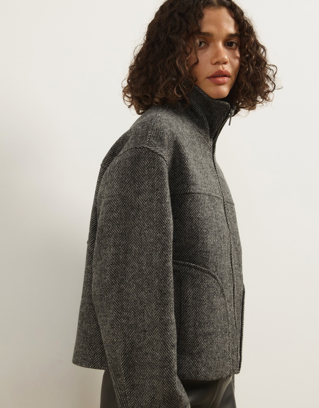 Atmos&Here - Iris Wool Blend Bomber