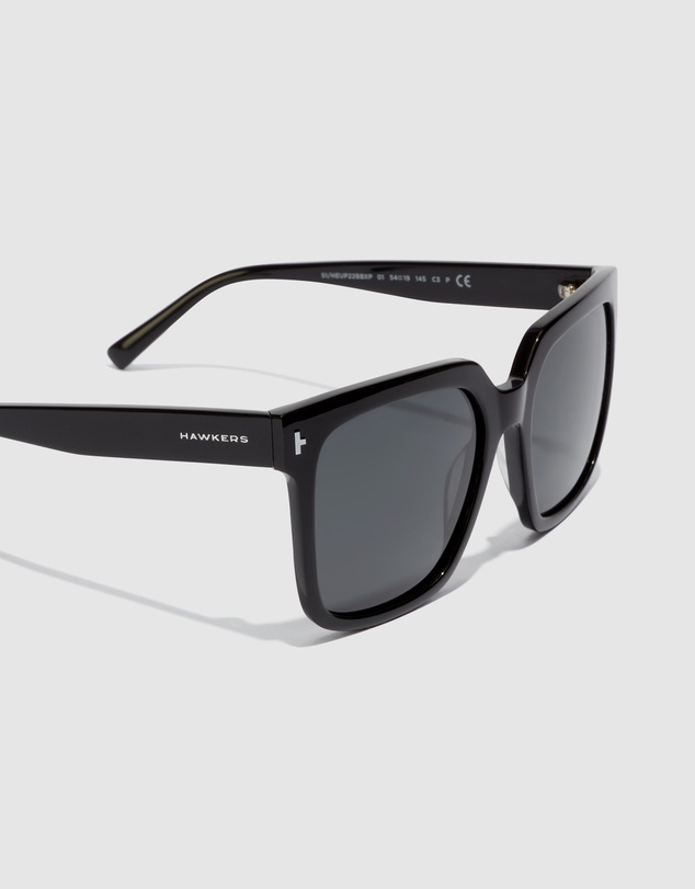 Hawkers Co - Polarized Black Dark Euphoria Sunglasses for Men and Women UV400