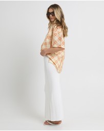 Subtitled - Nahla Oversized Check Shirt