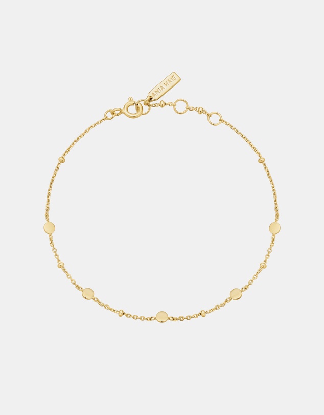 Ania Haie - Ania Haie Gold Disc Station Bracelet
