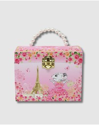 Claris The Chicest Mouse In Paris By Pink Poppy - Claris The Chicest Mouse in Paris Pearl Musical Jewellery Box