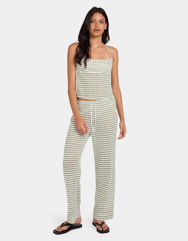 RVCA - Womens Diamond Crochet Holiday Knit Pants