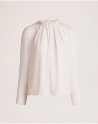 SABA - Willa High Neck Long Sleeve Top