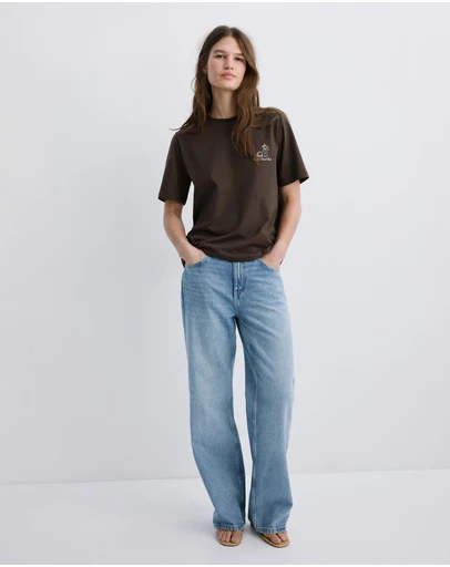 M.N.G - Printed Cotton-Blend T-Shirt