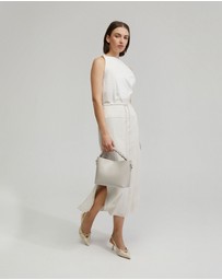 Oxford - Rose Linen Blend Skirt