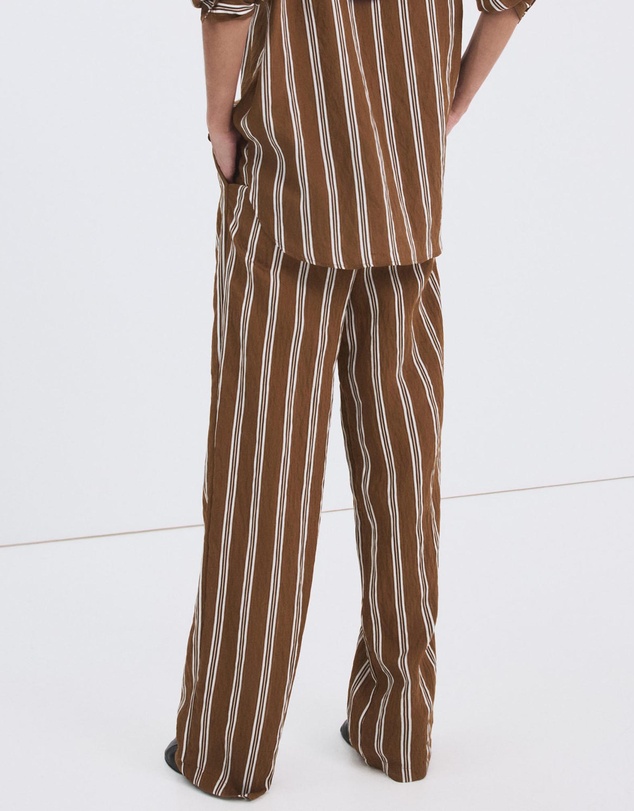 M.N.G - Pleated Striped Trousers