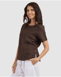 CAMIXA - Teena Linen T-shirt Top