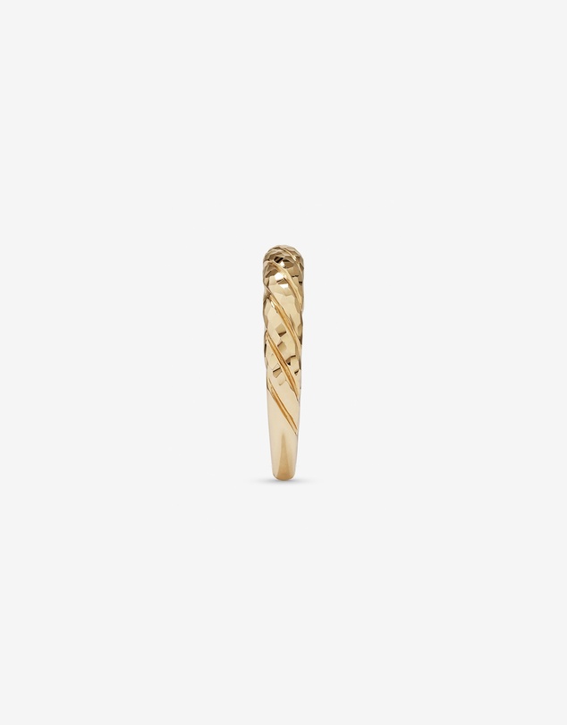 Michael Hill - Diamond-Cut Crossaint Ring in 10kt Yellow Gold