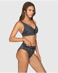 Nip Tuck Swim - Black Between The Lines Maevis Swim Pant