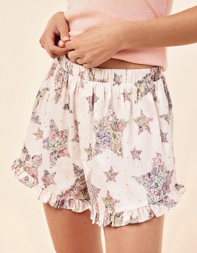 Papinelle - Floral Star Frill Boxer & Pia Tank