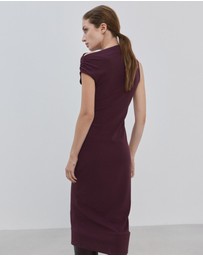 M.N.G - Asymmetrical Midi-Dress