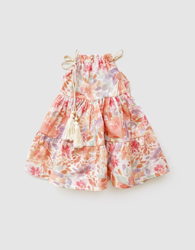 WITH LOVE FOR KIDS - Cotton Muslin Dress - Babies - Kids