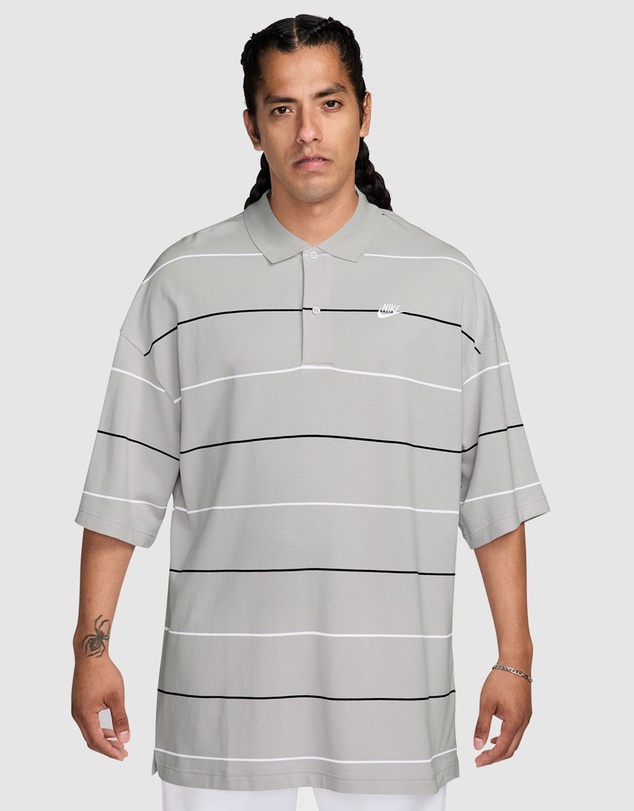 Nike - Sportswear Club Oversized Striped Polo