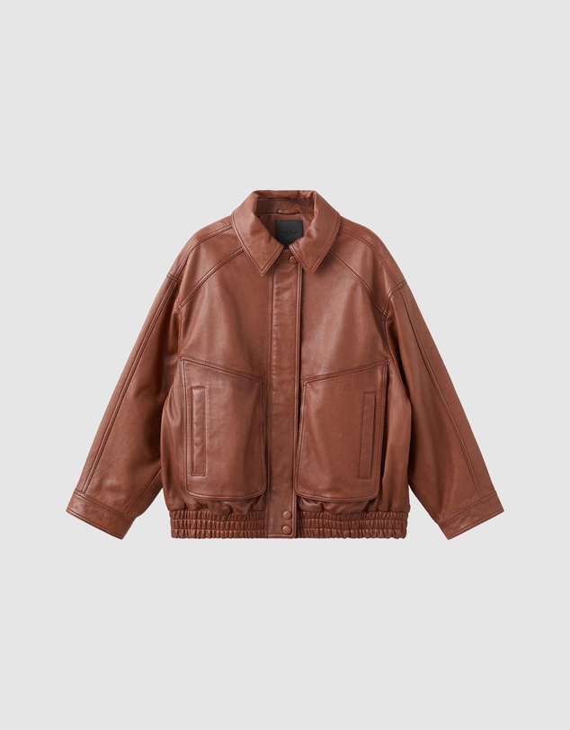 M.N.G - Oversize Leather Biker