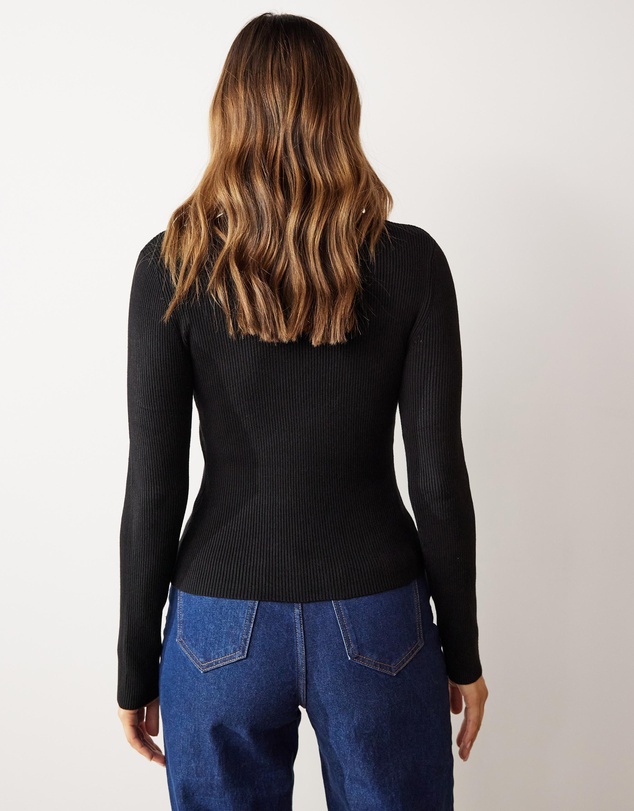 Atmos&Here - Naomi Crew Neck Knit Top