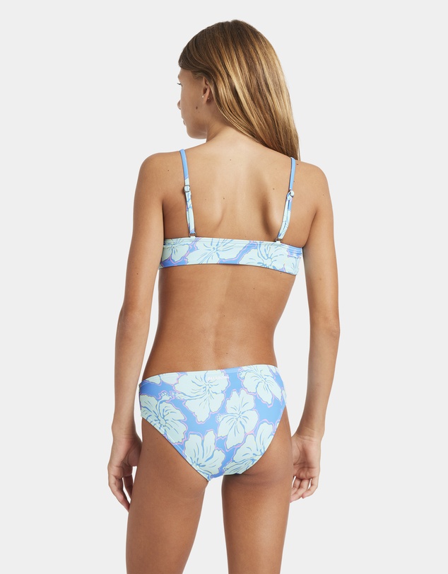 Billabong - Girls 6 to 14 Happy Hibiscus Tank Bikini Set