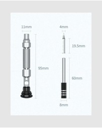 Ugreen - UGREEN 38-In-1 Precision Screwdriver Set Aluminum Alloy Handle Magnetic Tips Laptops Watches