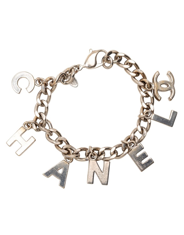 Pre-Loved by Azura Reborn - Pre-Loved Silver Plated Logo Charm Bracelet